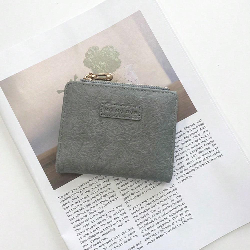 Korean Version Retro Folding Wallet Mori Retro Buckle Change Purse