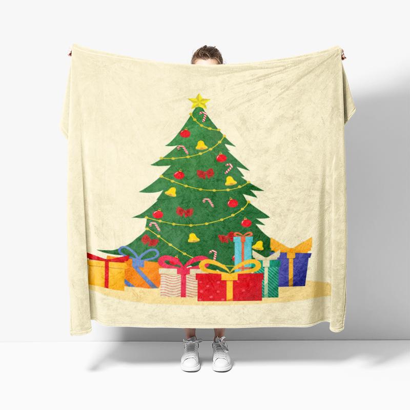 Wohndekoration Plüsch Überwurf Sofadecke Tagesdecke Bett flauschig weiche Decken Dekor Plaid Modern Halloween Frohe Weihnachten Winter