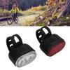 Zestaw lampek rowerowych USB do ładowania 350Lm Wodoodporny IPX5 Lekki Przenośny Przednia lampka rowerowa Tylna lampka do jazdy nocnej