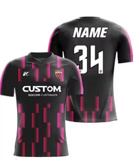 Breathable Men's Short Sleeve Football Jersey Top Digital Sublimation Printing Training Uniform Football Shirt Men's