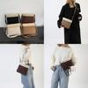 Wholesale Fashion Plush Flipped Shoulder Messenger Bag Women 2023 Winter New Casual Trendy Versatile Small Square Bag