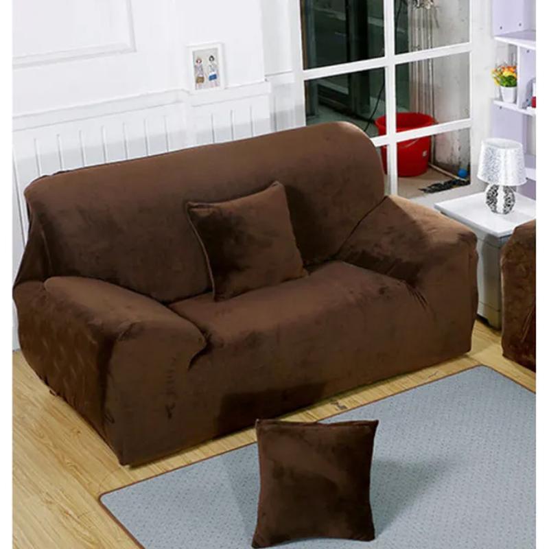 Чехлы на угловой диван, эластичная ткань, эластичный L-образный красный чехол для дивана, универсальное полотенце для дивана, толстый чехол, чехлы для диванов 1 Seater