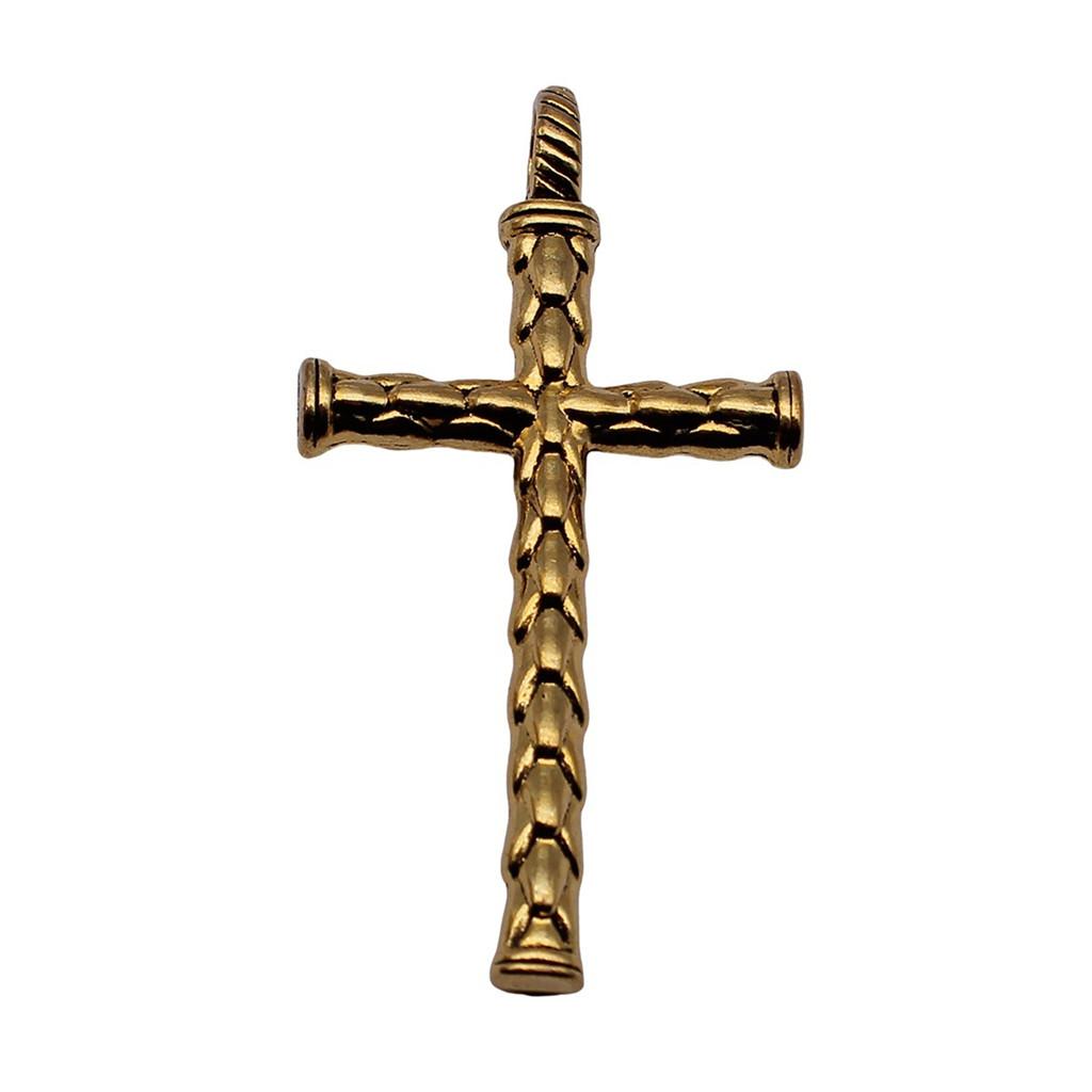 Hollow Cross Charms Multi Color Alloy Pendants For Gothic Christian Jewelry Accessories