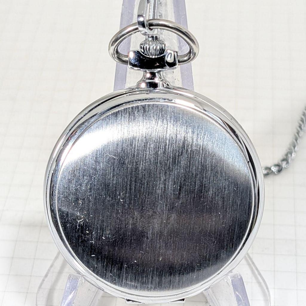 [USED] SEIKO ALBA Pocket Watch, Hunter Case, Battery Replaced, Working Condition, B-94