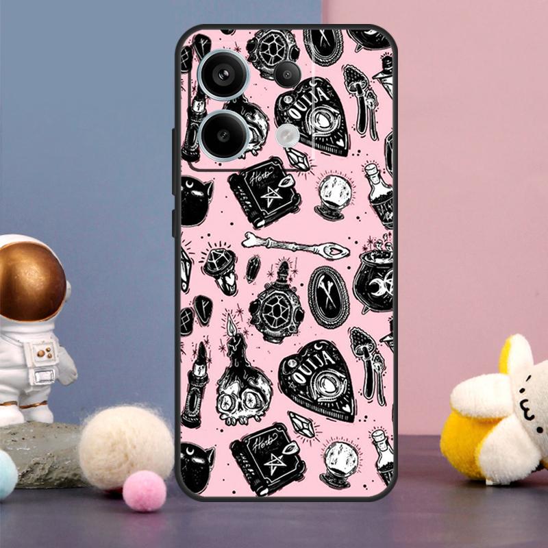 Hexerei Okkultes Pentagramm Hülle Für Xiaomi Redmi Note 14 9 10 11 12 13 15 Pro Plus Redmi 15 15C 10C 12C 13C 14C Abdeckung