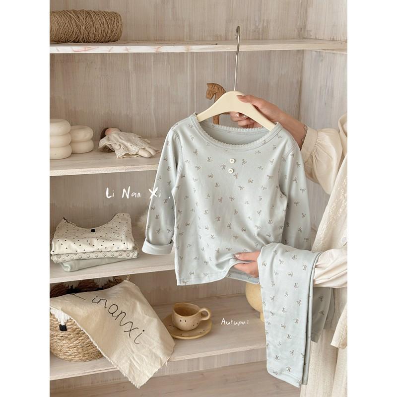 Girls Pajama Set 2026 Fall Soft Cotton Sleepwear Toddler Kids 90-140cm