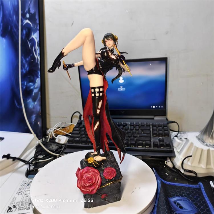 

37см Аниме Фигурка Spy Family Йор Форджер Фигурки Йор Форджер Красивая Девушка Коллекционная Модель Декор Стола Мальчики Индивидуализированные Игрушки Подарок with box