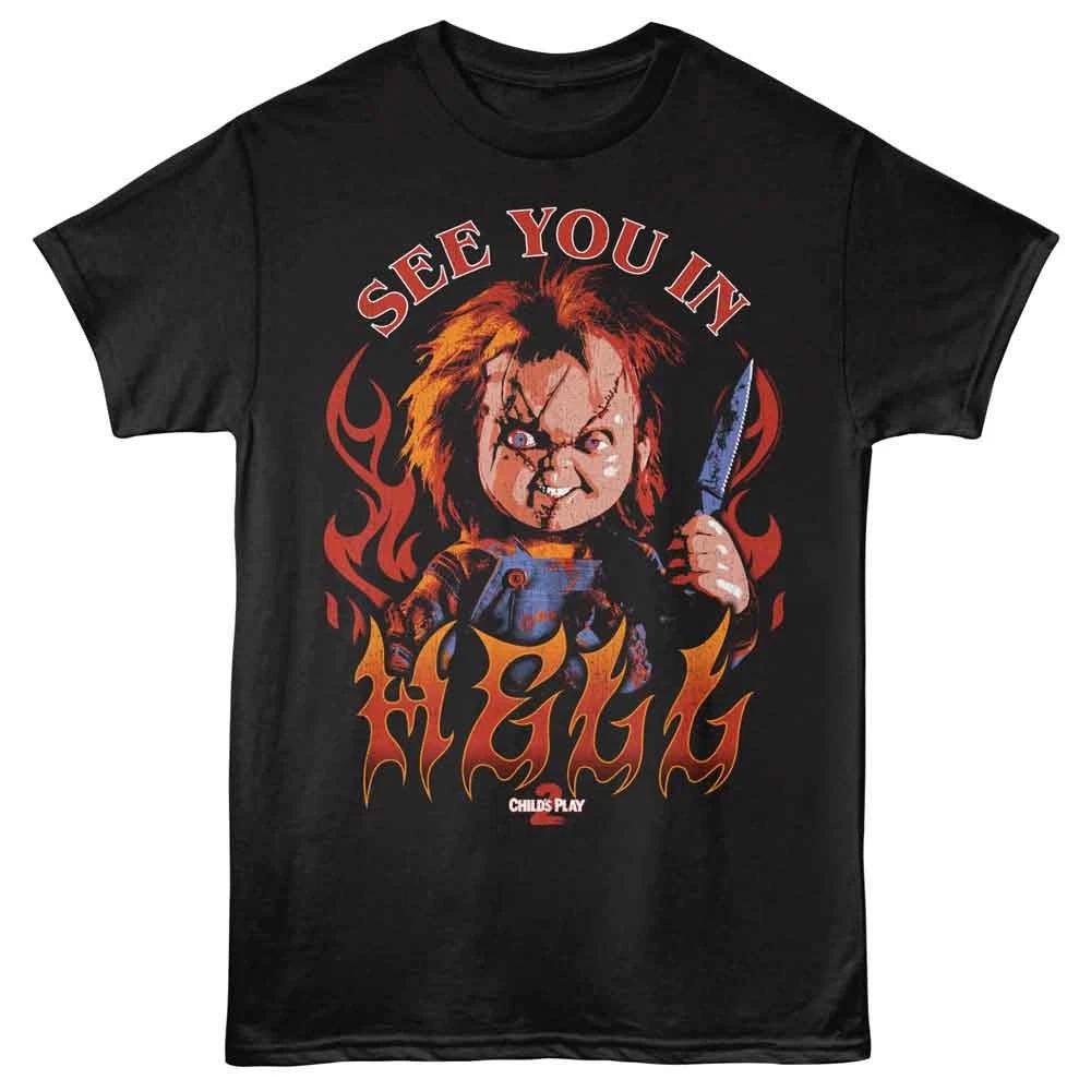 Chucky - See You In - Short Sleeve Children s T-shirt - Black 100