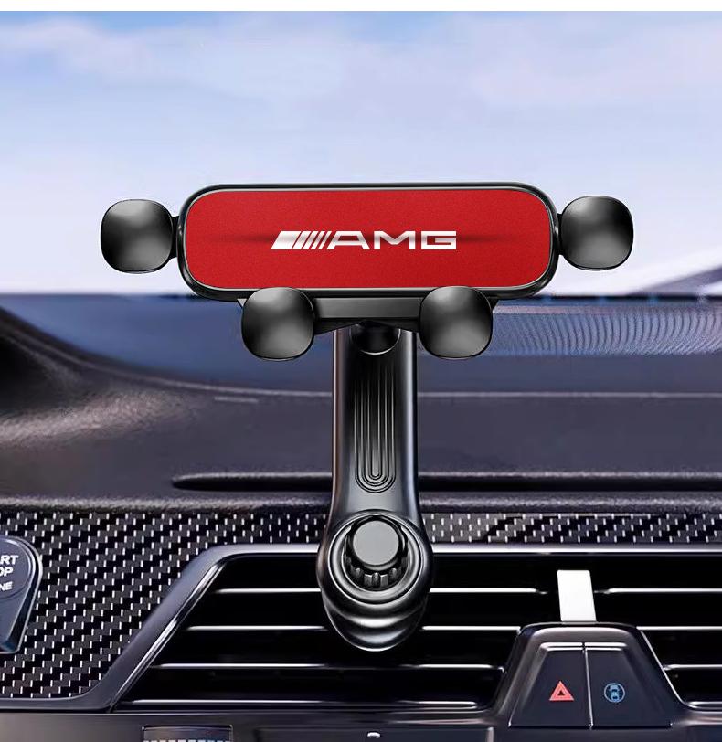 Gravity Car Air Vent Phone Mount 360 ° Rotating Extension Accessories Car Hub Cap For Mercedes Benz AMG W214 W205 W204 W206 W213 rd2