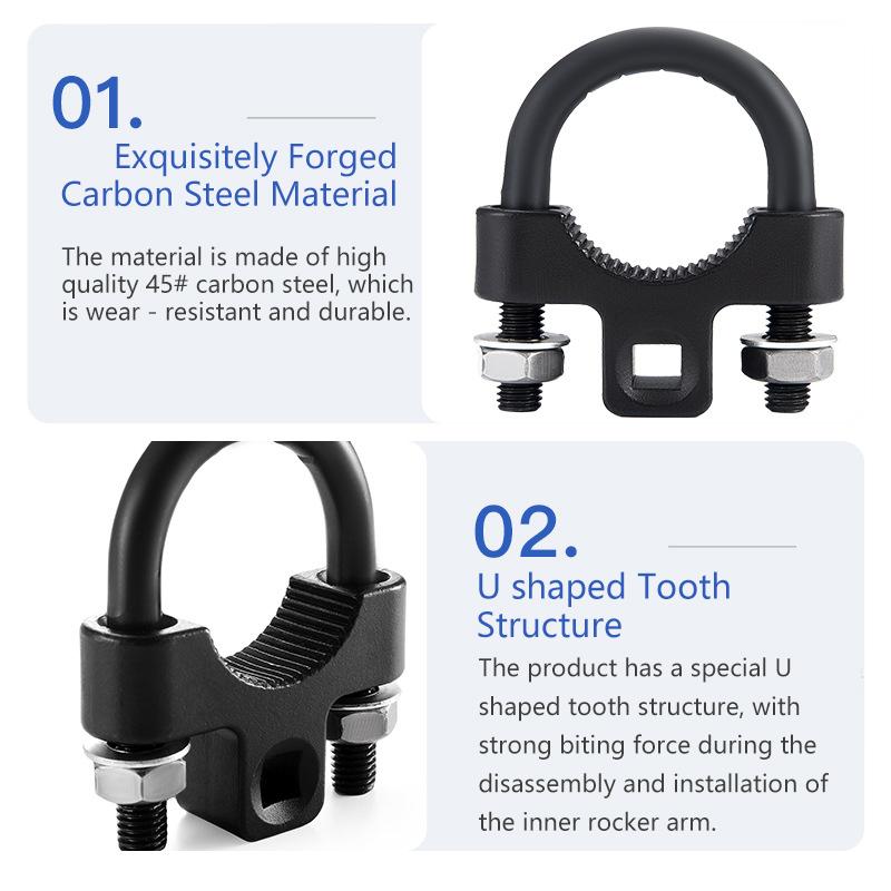 Car Tools 3/8In Inner Tie Rod Tools Auto Chassis Rocker Install Disassembly Repair Tool Car Tool Kit Auto Installer Remover Tool