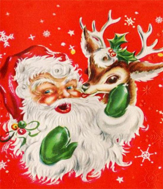 

Ruopoty DIY рамка для рисования по номерам, фигурка Санта-Клауса, настенное искусство, уникальный подарок, ручная роспись, картина по номерам, Рождественский подарок 40x50cm NO Frame