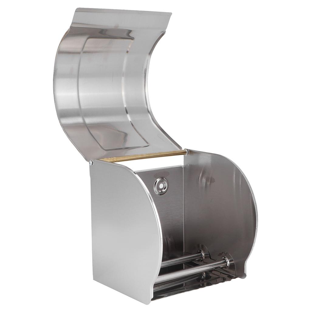 Toilet Paper Holder Golden Stainless Steel Waterproof Bathroom Roll Paper Rack for Bathroom