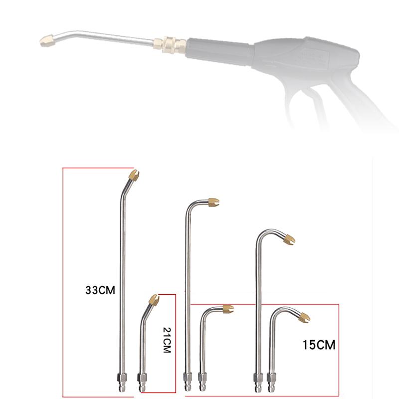 6 Size Car Washer Multi-Angled Metal Rod Jet Lance For High Pressure Washer Water Gun Extension Wand Lance For Pressure Cleaner