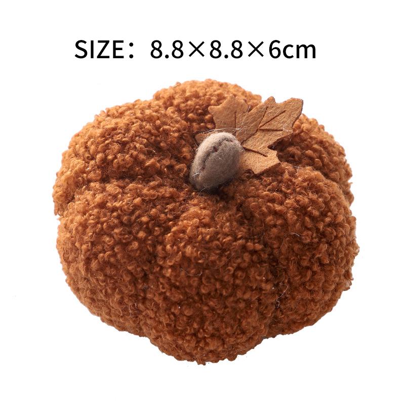 3 Colors Classic Halloween Pumpkin Decorations Halloween Nordic Wind Simulation Soft Pumpkin Ornaments For Party & Home Gifts