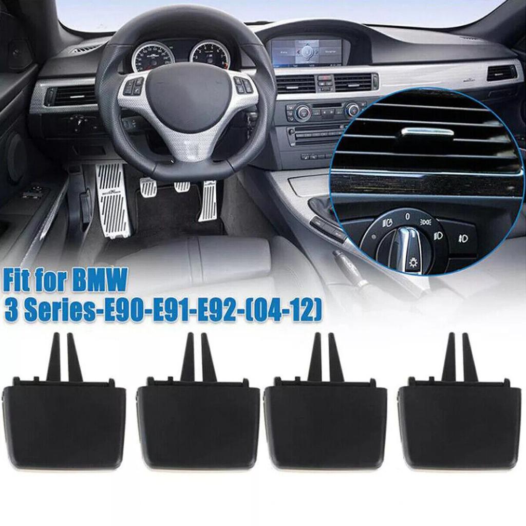 4pcs Front A/C Air Vent Outlet Tab Clip Repair Set For BMW 3 Series E92 E90 E91