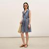 Less 2026 Summer Lapel Sleeveless Dress