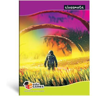Klasgenoot Longbook | 172 Pagina's | Enkele Lijn | 29,7 Cm X 21 Cm | Pak Van 3 | Gelinieerd Schrijfblok Voor Schoolleerlingen