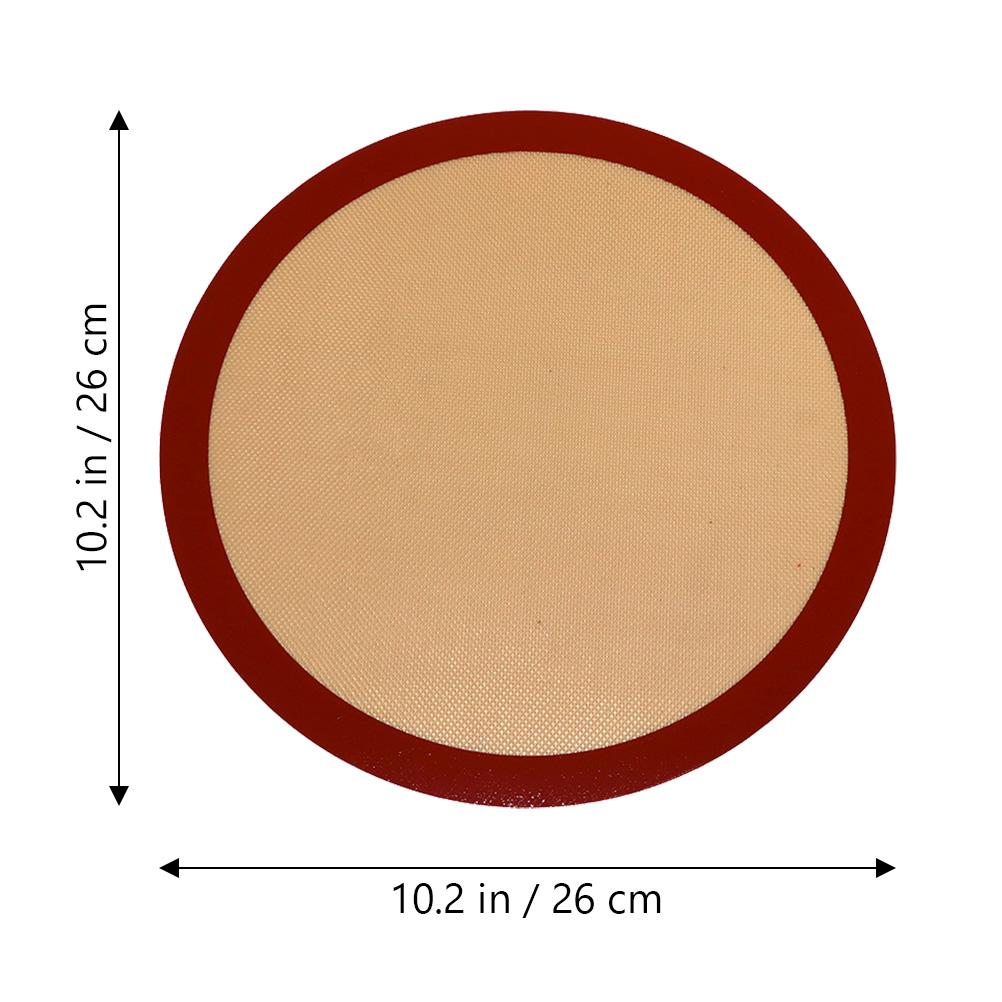 Silicone Baking Mat Round Non Stick Heat Resistant Oven Air Fryer Baking Sheet Flexible Reusable Cooking Liner Pad