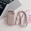 Applicable To Google 9PoXL Lychee Pattern Zipper Bag pixel10Pro Messenger Card Wallet 9A Mobile Phone Protective Case