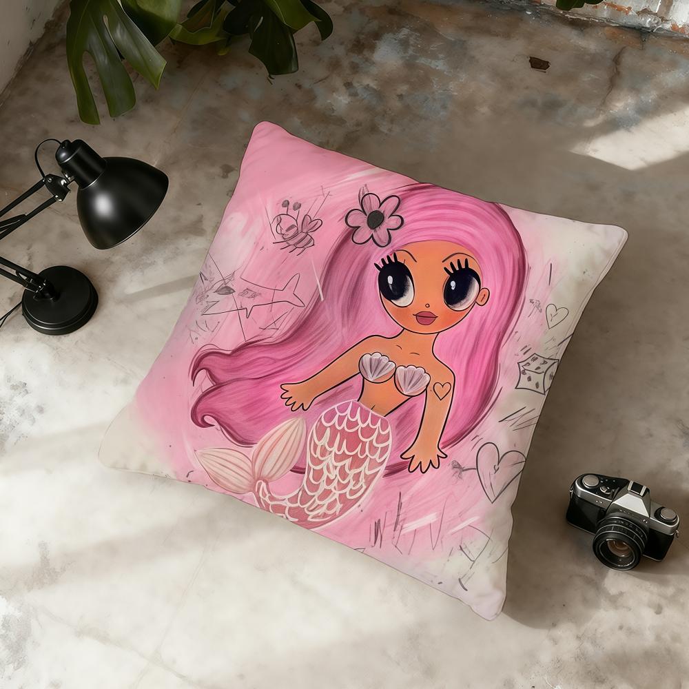 

K-Karol GG Singer M-Manana Sera Bonito cushion cover Home Office Convenient Nordic Simplicity Hit With Zipper Cushion Cover 30cmx30cm