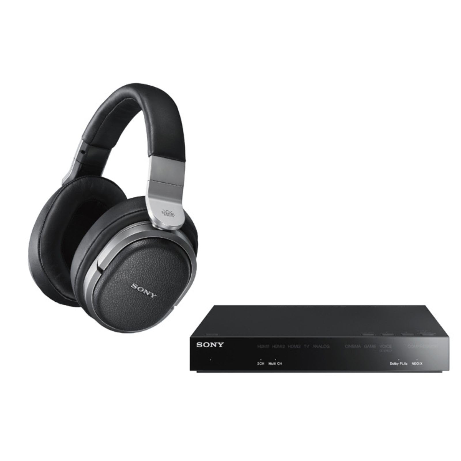 

Refurbished Sony 9.1ch Wireless Digital Surround Headphone System, Closed-Back, Black, MDR-HW700DS