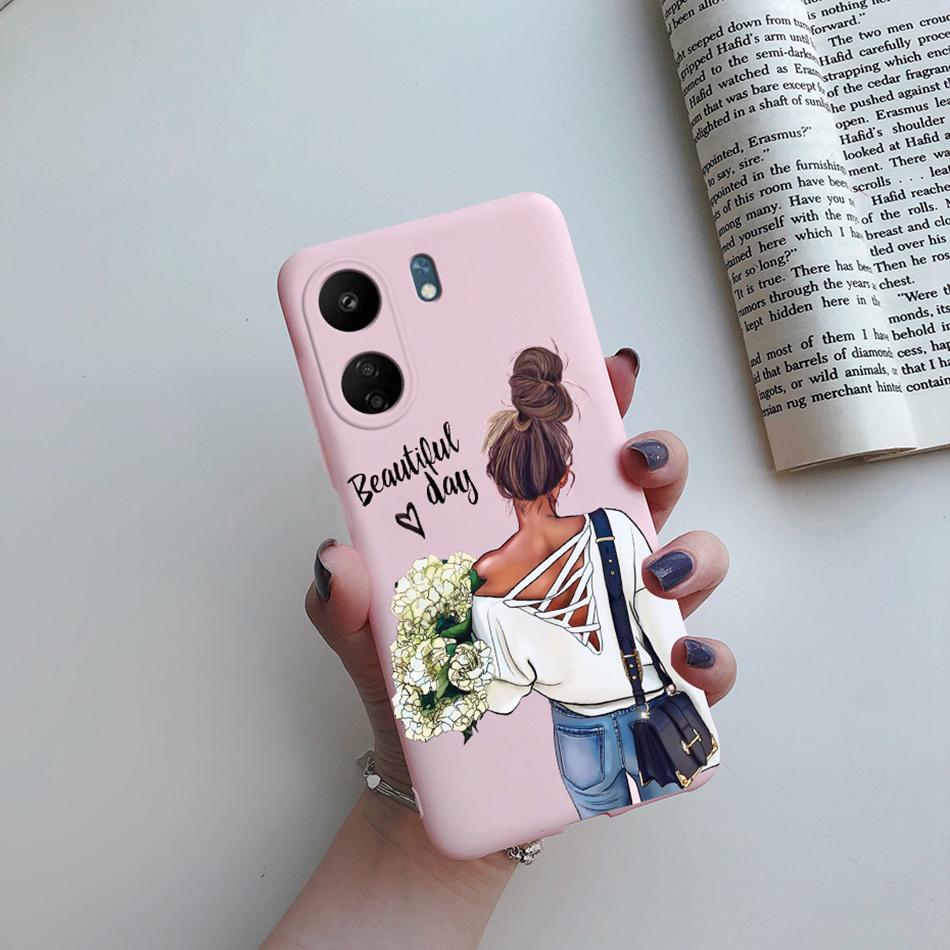 For Xiaomi Redmi 13C Case Super Mom Baby Fashion Girls Cover Soft TPU Fundas For Xiaomi Redmi 13C 13 C Redmi13C Phone Case Coque
