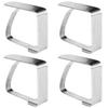 4x Steel Metal Clips Holder Clamp for Tablecloth, Oilcloth, Table Top
