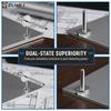 Large Flange Aluminum Rivets Kit Easy To Use Blind Rivets for Woodworking Metalworking Home Improvement