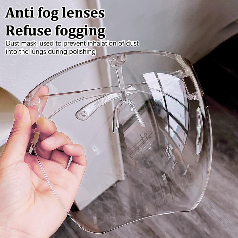 Professional Full Face Shield Unisex Eye Shield Mask Sunglasses Shield Face Protectors Guard Nail Art Kitchen Cooking Tool