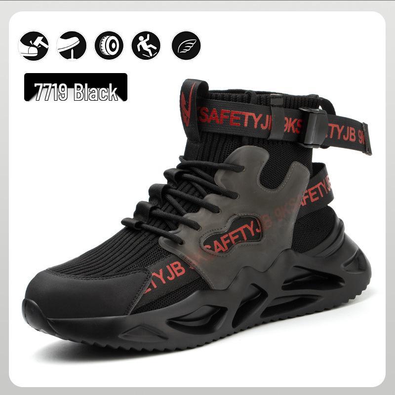 Men's Winter Safety Boots: Anti-Smash, Anti-Puncture, Warm, Comfortable, Casual Protection Shoes