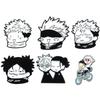 Jujutsu Kaisen Gojo Satoru Fashion Creative Acrylic Beaded Phone Case Chain Hanging Ornament