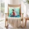 Anohana The Flower We Saw That Day Square Double-Sided printed Pillow Case Bedroom Bedside Pillow Sofa Cushion Cover Gift