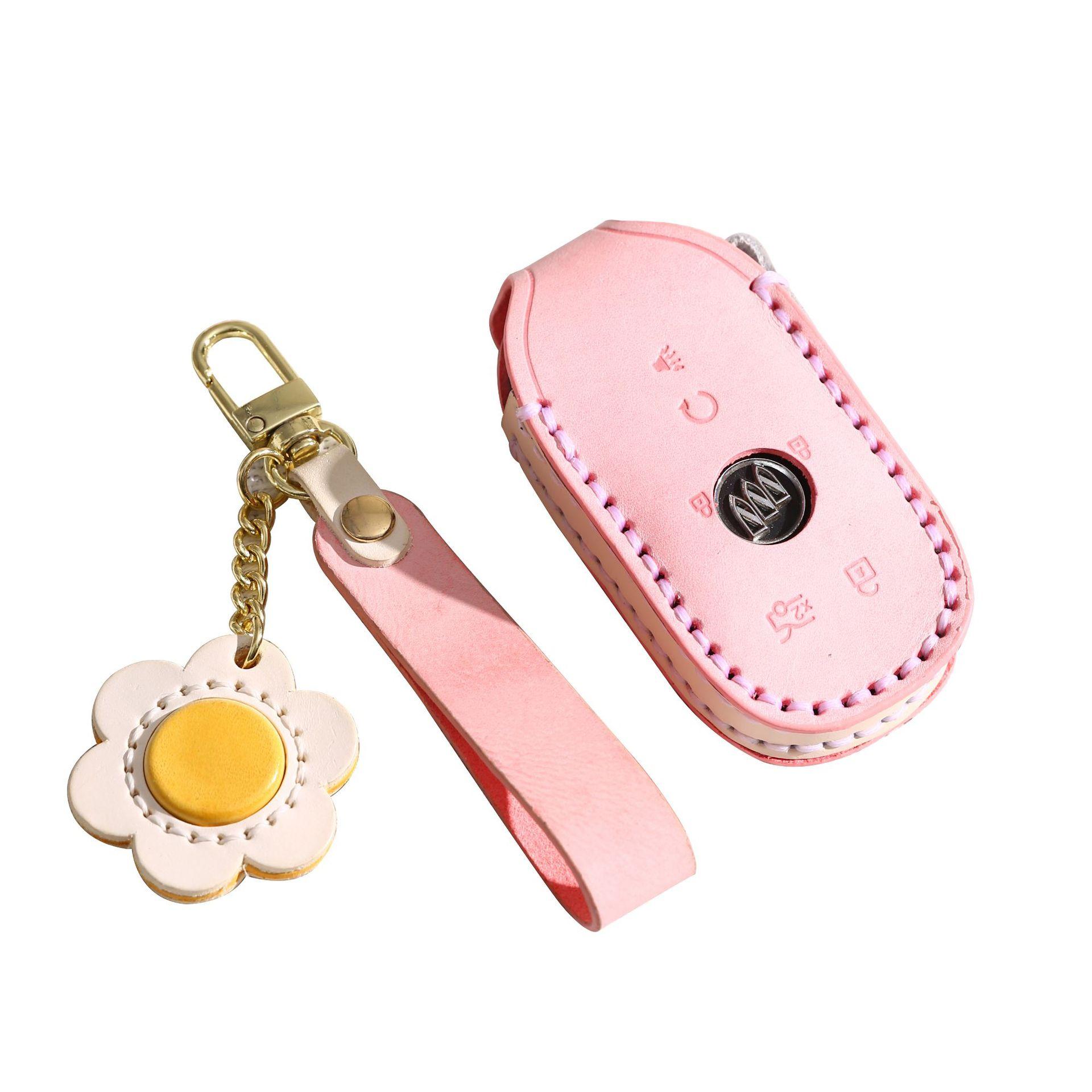 

Applicable to Buick car key cover, LaCrosse/Regal/gl8 leather high-end protective case men s and women s car keychain