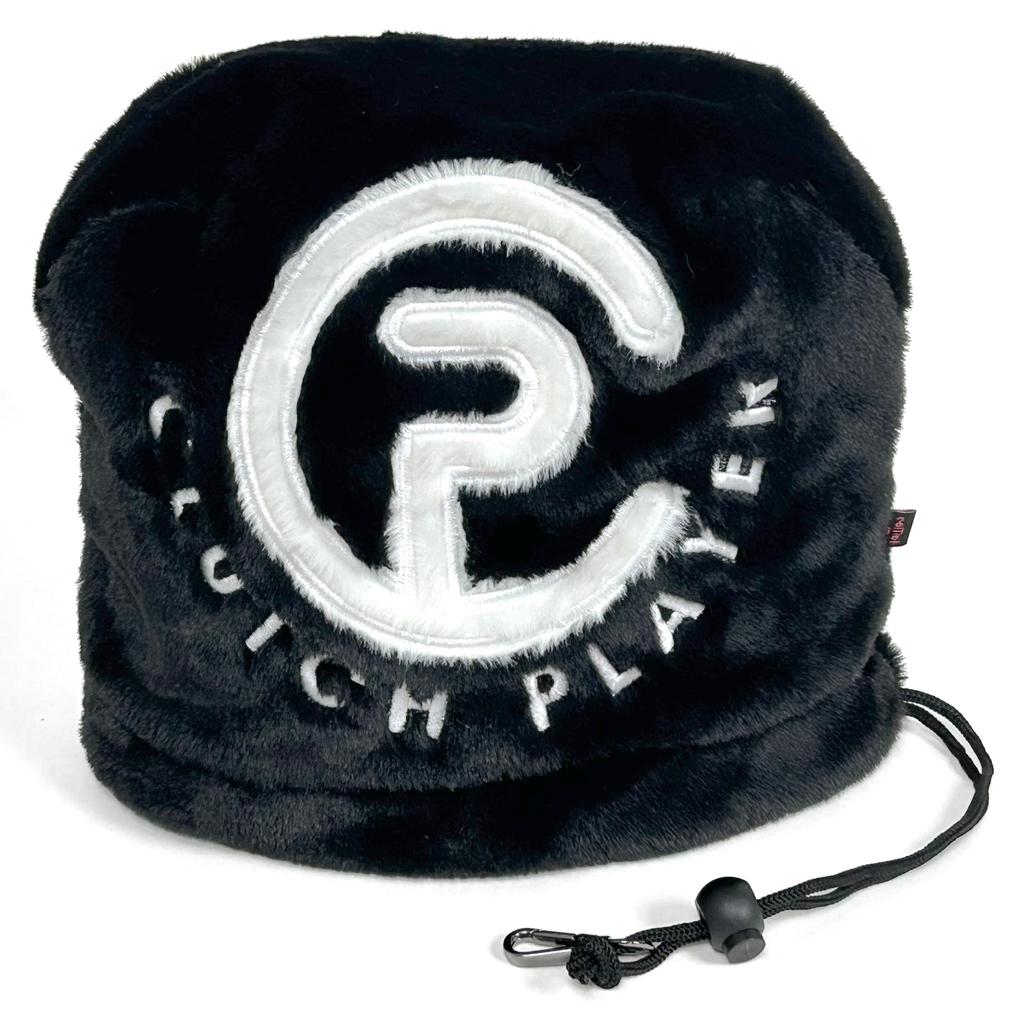 ComoCome Iron Cover - Clutch Player Model (Black) - Protects Your Golf Clubs with Fluffy Acrylic Boa.