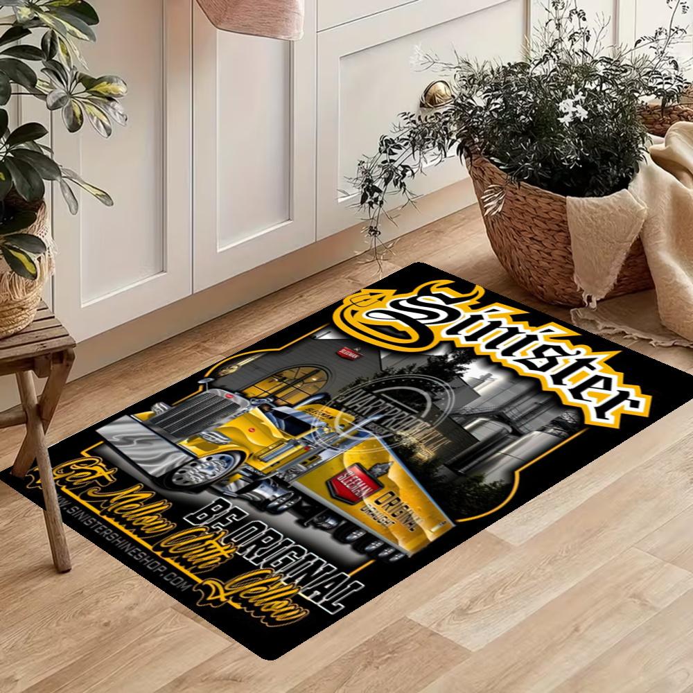 Kw Heavy Trucks Kitchen Mats Durable Bathroom Pads Comfortable Rugs Carpets For Kitchen Home Office Sink Laundry Room Bathroom Decor