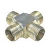 Connector - hydraulic connector - four-way M18x1.5 12L