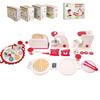 Wood Simulation Tea Set Pretend Play Kitchen Role Play Educational Toy For Kindergarten Children's Kitchen Role Play Set