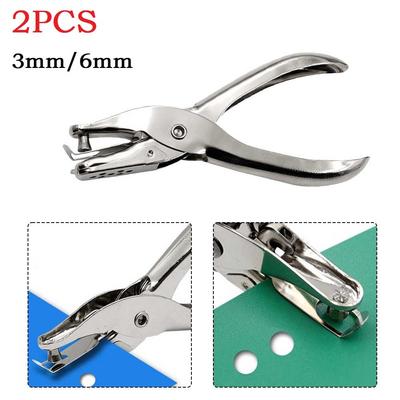 130mm Hole Puncher 16mm Paper Depth 6mm/3mm Punch Diameter