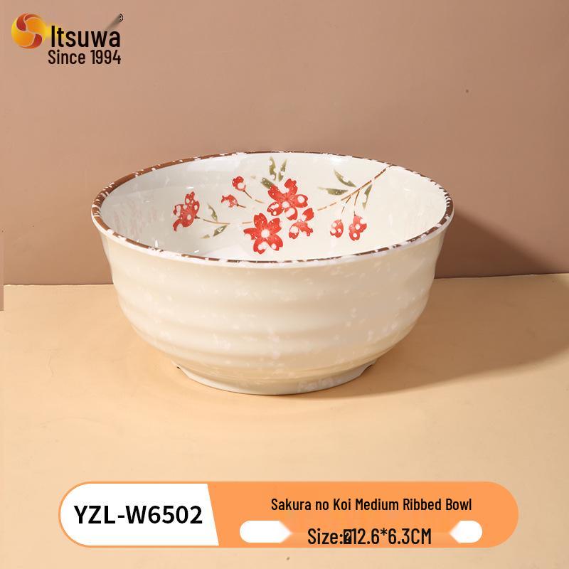 Sakura Love Melamine Tableware: Drop-Resistant Cherry Blossom Design for Catering
