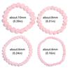 High-End Rose Quartz Elastic Beaded Bracelet - Versatile Accessory for Women