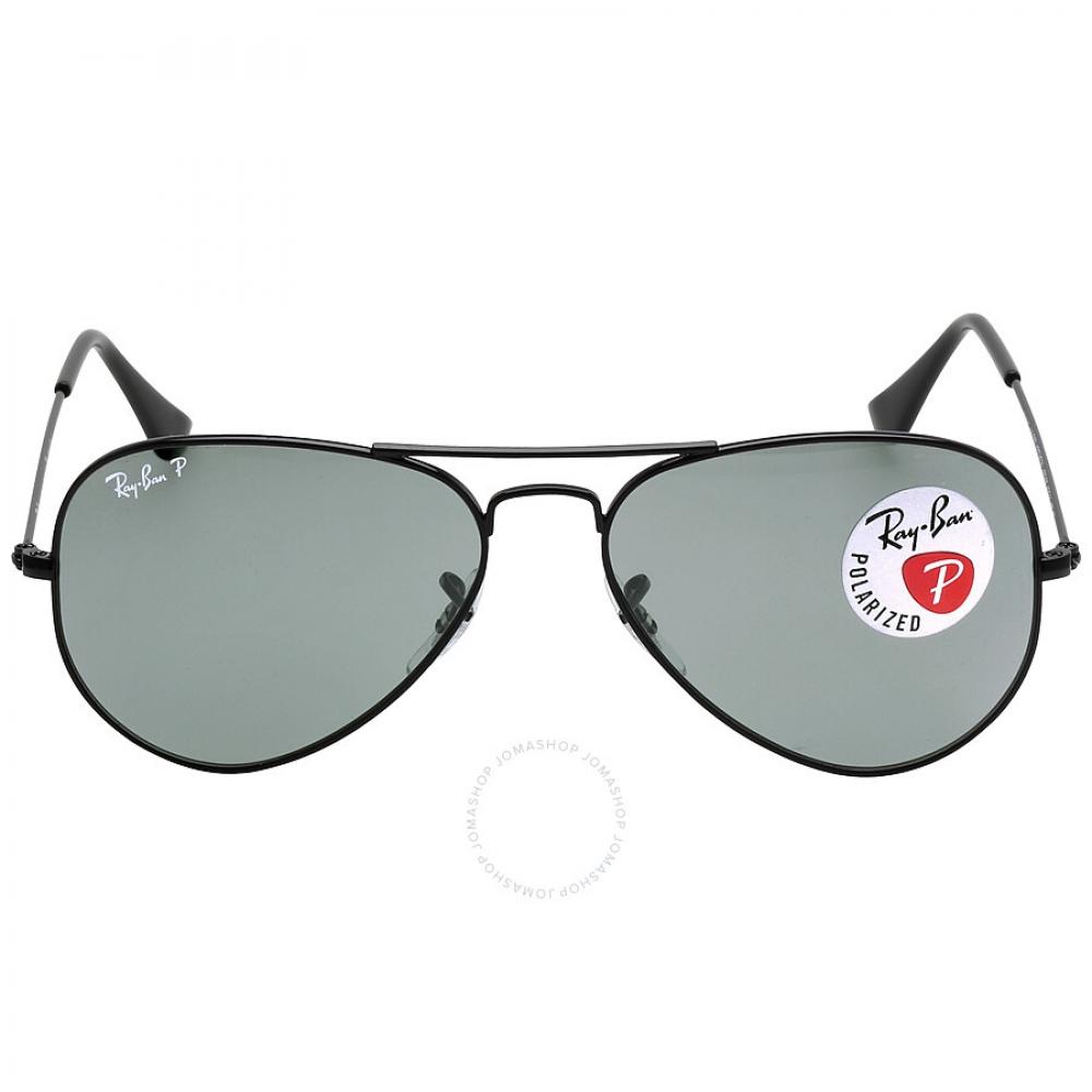 

Ray Ban Aviator Classic Polarized Green Unisex Sunglasses RB3025 002 58 55
