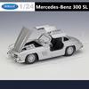 WELLY 1/24 Mercedes Benz 300SL Alloy Scale Model Car Model Diecast Metal Static Collection Children Toy Car Vehicles Gifts