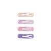 4pcs/set Geometric Hair Clips Colorful Barrettes Headwear Hairpin  for Girls