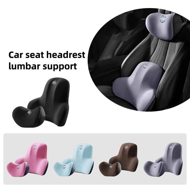 Car Seat Memory Foam Neck Pillow Lumbar Protection Pad For MG Morris Garages 6 3 5 7 TF ZR ZS HS GS GT Hector RX5 RX8 Gundam tcl6