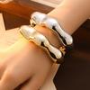 Earrings Wind Bracelet Irregular Wave Ccb Open Bracelet Women'S Personality Niche Bracelet Jewelry