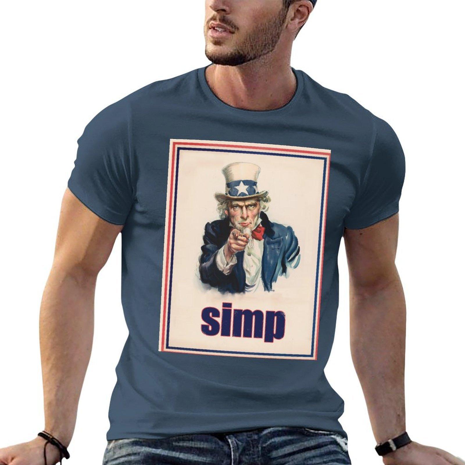 simp T-Shirt t shirts designer t shirts for Unisex pack cotton t shirts for Unisex pack white T-shirt S
