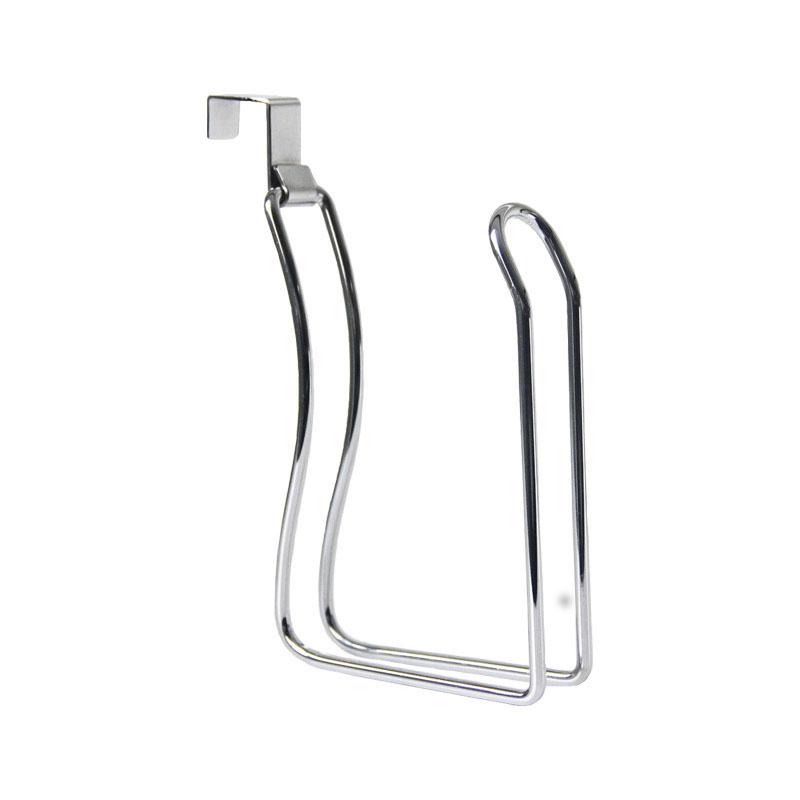 Over The Cabinet Door Paper Towel Holder Stainless Steel Hanging Toilet Roll Holder For Kitchen Bathroom No Drilling