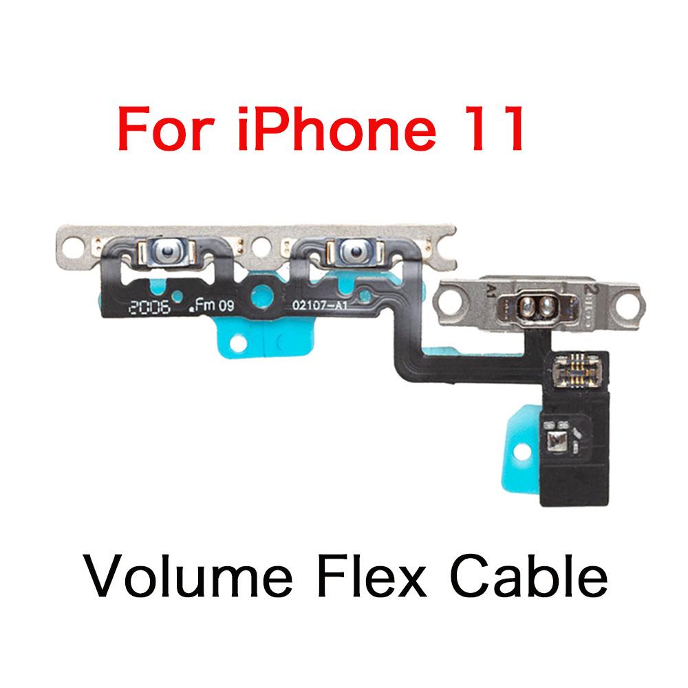 Power And Volume Button With Silent Switch Flex Cable For iPhone X XR XS 11 12 Mini Pro Max Repair Replacement