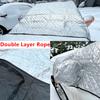 Car Snow Cover For Volkswagen VW Golf Mk8 CD1 CG5 2022 2023 2024 Front Windshield Winter  Winter Shade Visor Shield Accessories