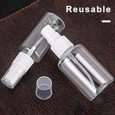 4Pcs Empty Spray Bottles Transparent Food Grade Leak-Resistant Reusable Perfume Essential Oil Container